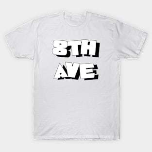 8TH Cool White T-Shirt